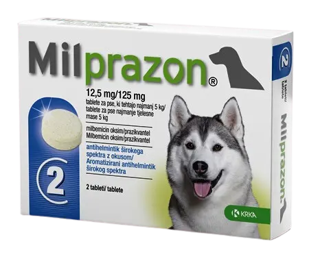 Farmacie - Milprazon Antiparazitar pentru Câini (5-25 kg) - 12.5/125 mg