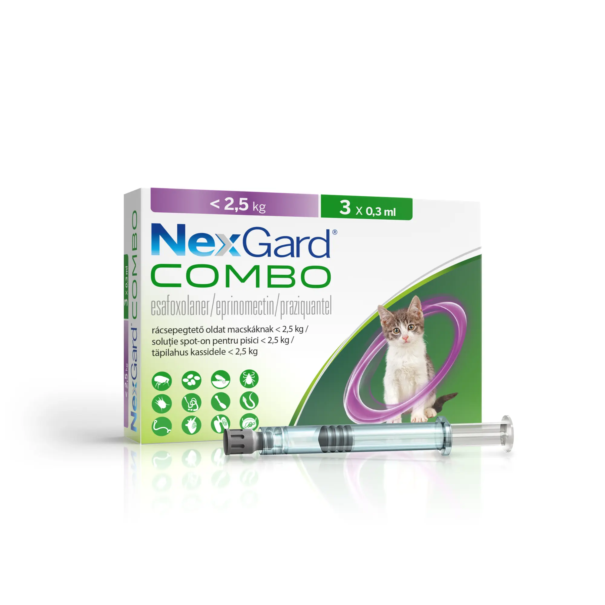Farmacie - NexGard Spot-on pentru Pisici (0.8-2.5 kg) - 0.3 ml