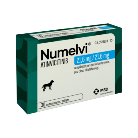 Afecțiuni dermatologice - Numelvi L 21.6mg - Tratament Prurit și Dermatită Câini (30 Tab)