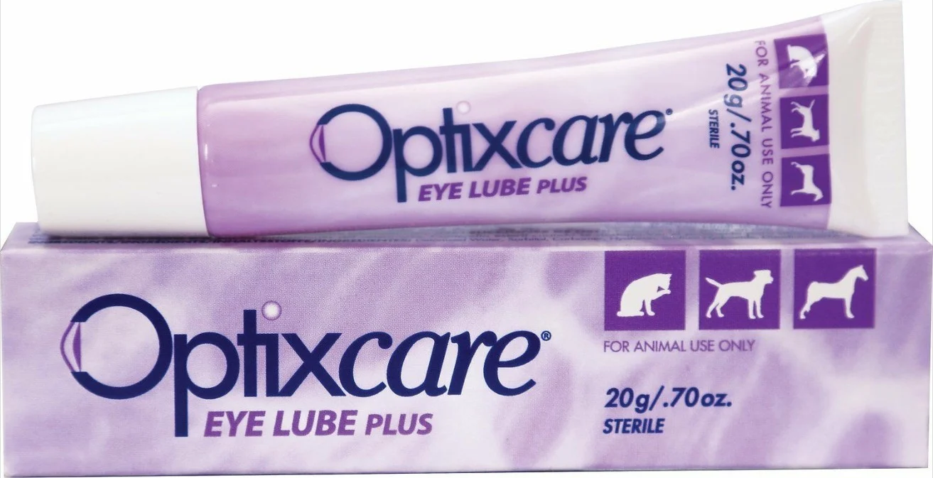 Afecțiuni oftalmice - Optixcare Eye Lube Plus – Gel Ocular Hidratant Câini și Pisici