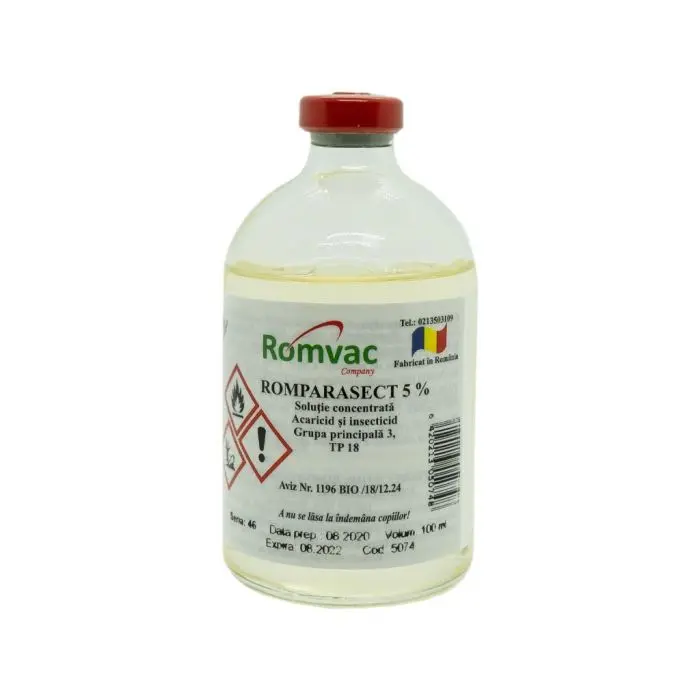 Fitosanitare - Romparasect - Soluție Insecticidă și Acaricidă 5%