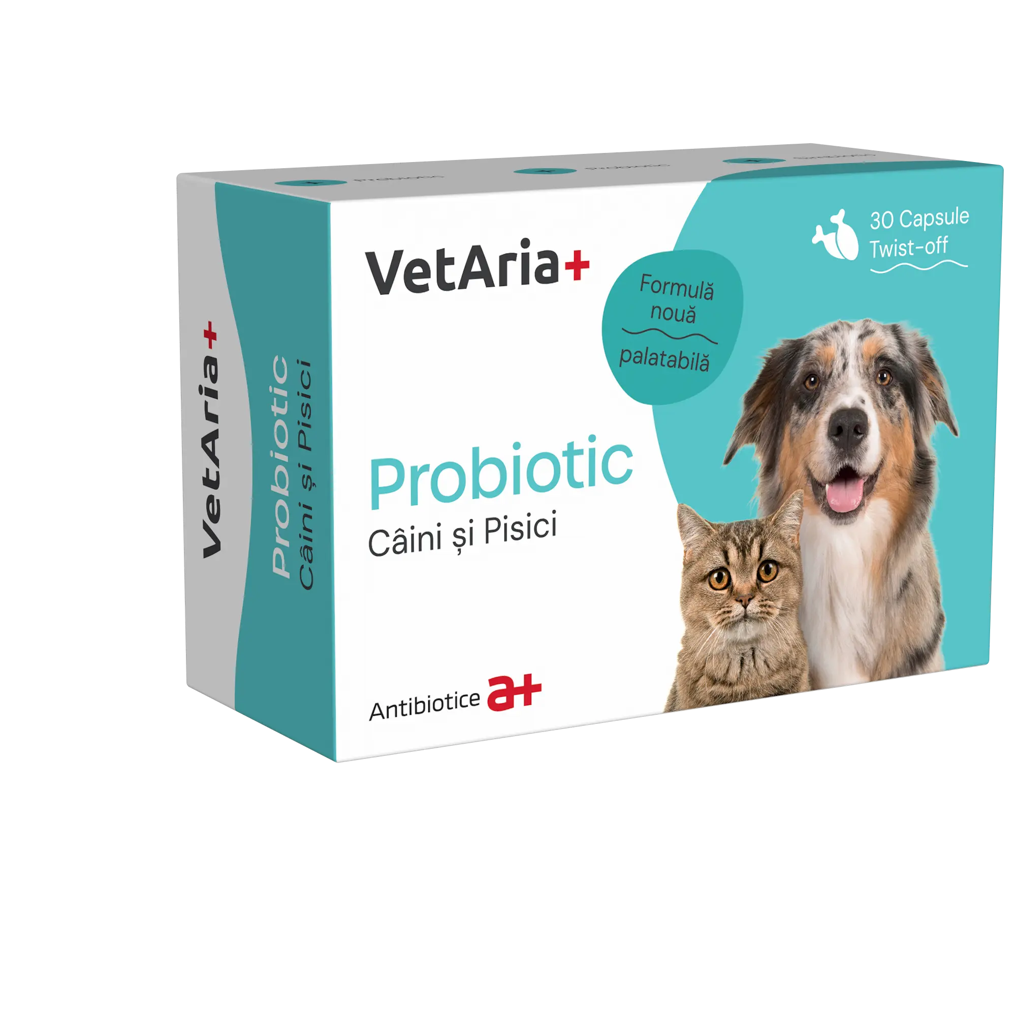 Afecțiuni digestive - VetAria+ Probiotic pentru Câini și Pisici – Refacerea Microflorei