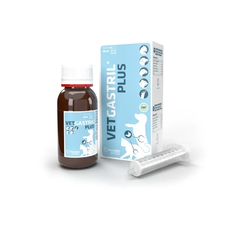 Farmacie - Vetgastril Plus - Supliment Gastric pentru Câini și Pisici