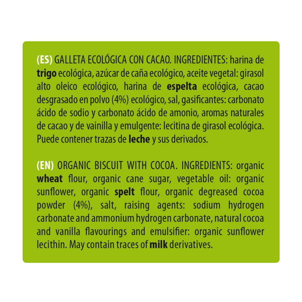 Mini Biscuiți BIO cu cacao Peppa Pig, 100 g [3]