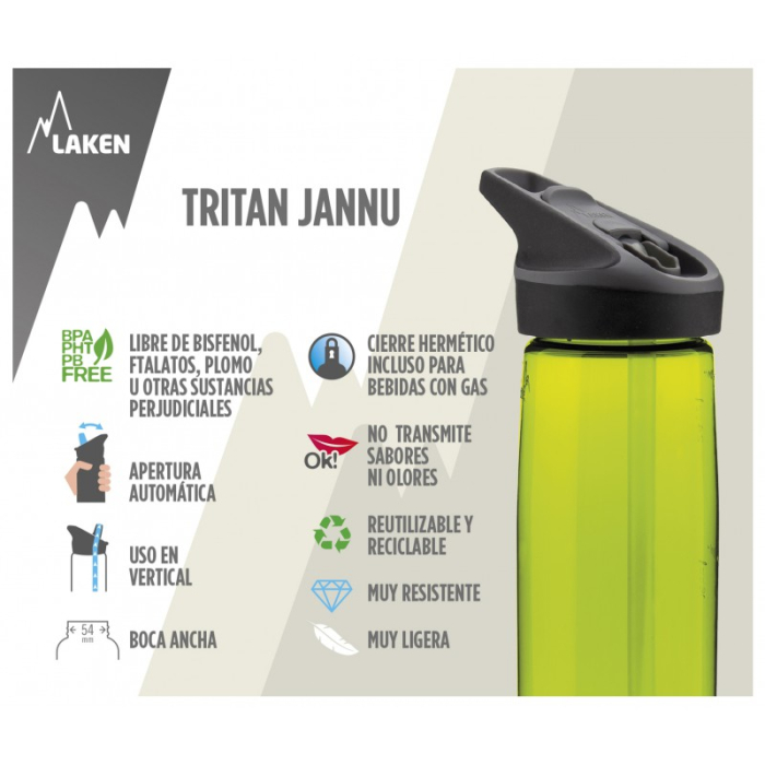 Recipient din tritan Gri Jannu 0.75 l Laken [3]