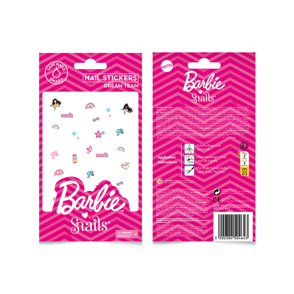 Stickere pentru unghii Barbie Dream Team [3]