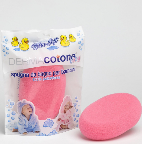 Burete de baie pentru copii Ultrasoft, Roz, Dermacotone