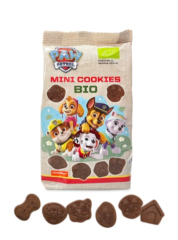 Gustări Bio pentru Copii - Mini Biscuiți BIO cu cacao Paw Patrol, 100 g