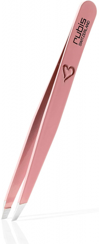 Manichiura si Pedichiura - Penseta Clasic Pink Heart, Rubis