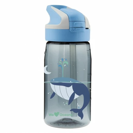 Copii - Recipent din tritan Summit, Balena, 450 ml, Laken