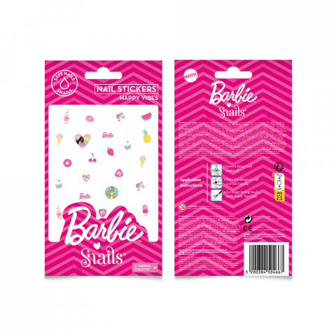 Stickere pentru unghii Barbie Happy Vibes [2]