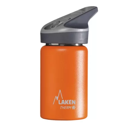 Hidratare - Termos inox cu capac automat Jannu, Portocaliu, 350 ml, Laken