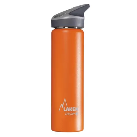 Hidratare - Termos inox cu capac automat Jannu, Portocaliu, 750 ml, Laken