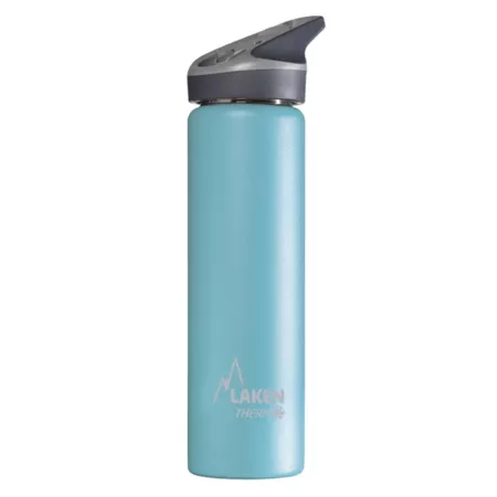 Hidratare - Termos inox cu capac automat Jannu, Cyan, 750 ml, Laken