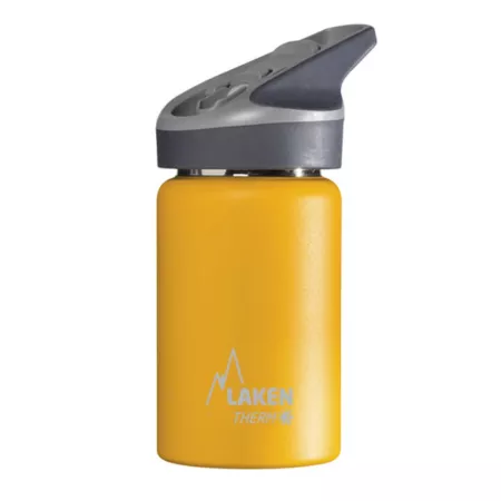 Hidratare - Termos inox cu capac automat Jannu, Galben, 350 ml, Laken