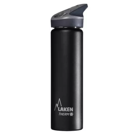 Hidratare - Termos inox cu capac automat Jannu, Negru, 750 ml, Laken
