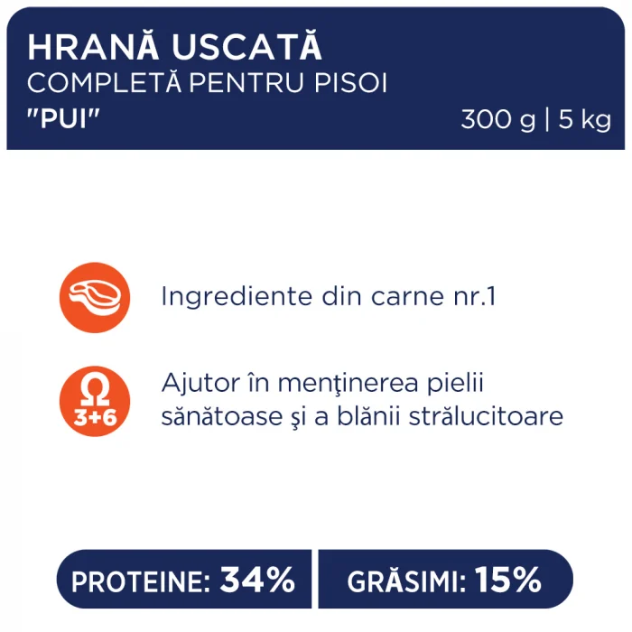 CLUB 4 PAWS Premium Kitten, Pui, hrana uscata pisoi, 14kg [5]
