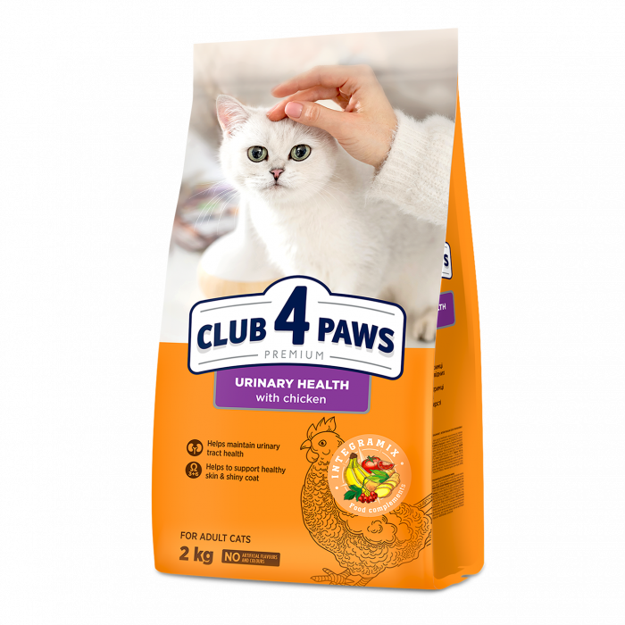 CLUB4PAWS Premium Urinary Health, Hrana uscata pisici adulte, Mentinerea sanatatii tractului urinar, 2kg [1]
