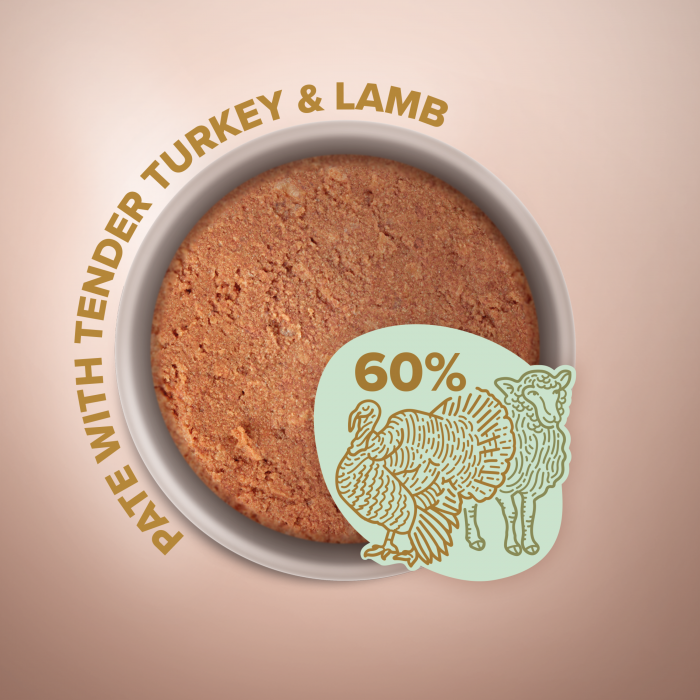 CLUB 4 PAWS Selection, Pate hrana umeda caini adulti, Curcan si miel, 400g [2]