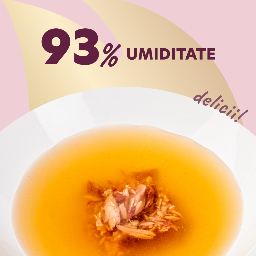 DELICKCIOUS Suc pisici cu aroma de Ton x140g [2]