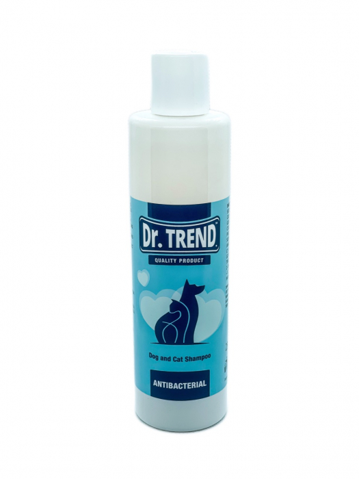 Dr.TREND Sampon anti-bacterian pentru caini si pisici, 250ml [1]