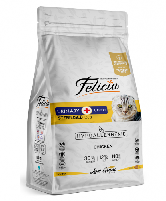 FELICIA HRANA USCATA PISICI STERILIZATE URINARY CARE PUI 2kg [1]
