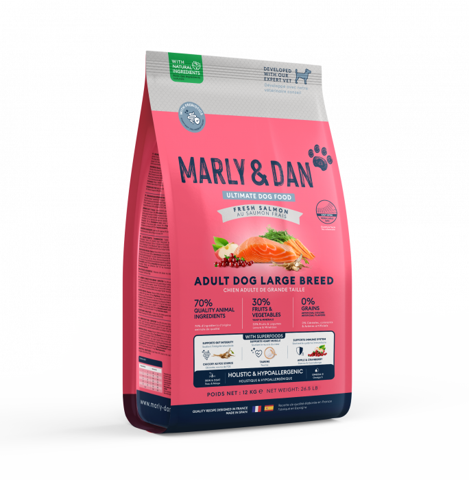MARLY&DAN HRANA USCATA PENTRU CAINI ADULTI DE TALIE MARE 12kg [1]