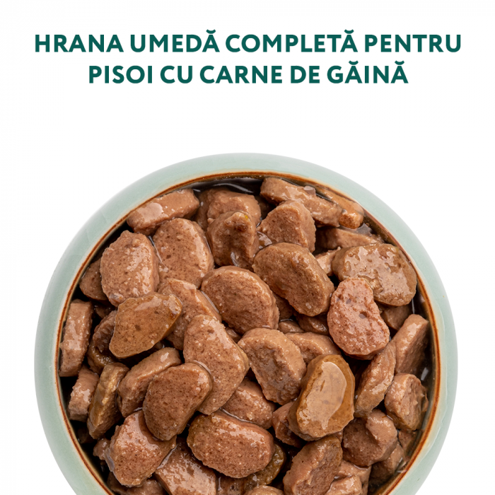 OPTIMEAL Kittens, Set 3+1 Plicuri hrana umeda pentru pisoi juniori, Gaina, 4x85g [2]