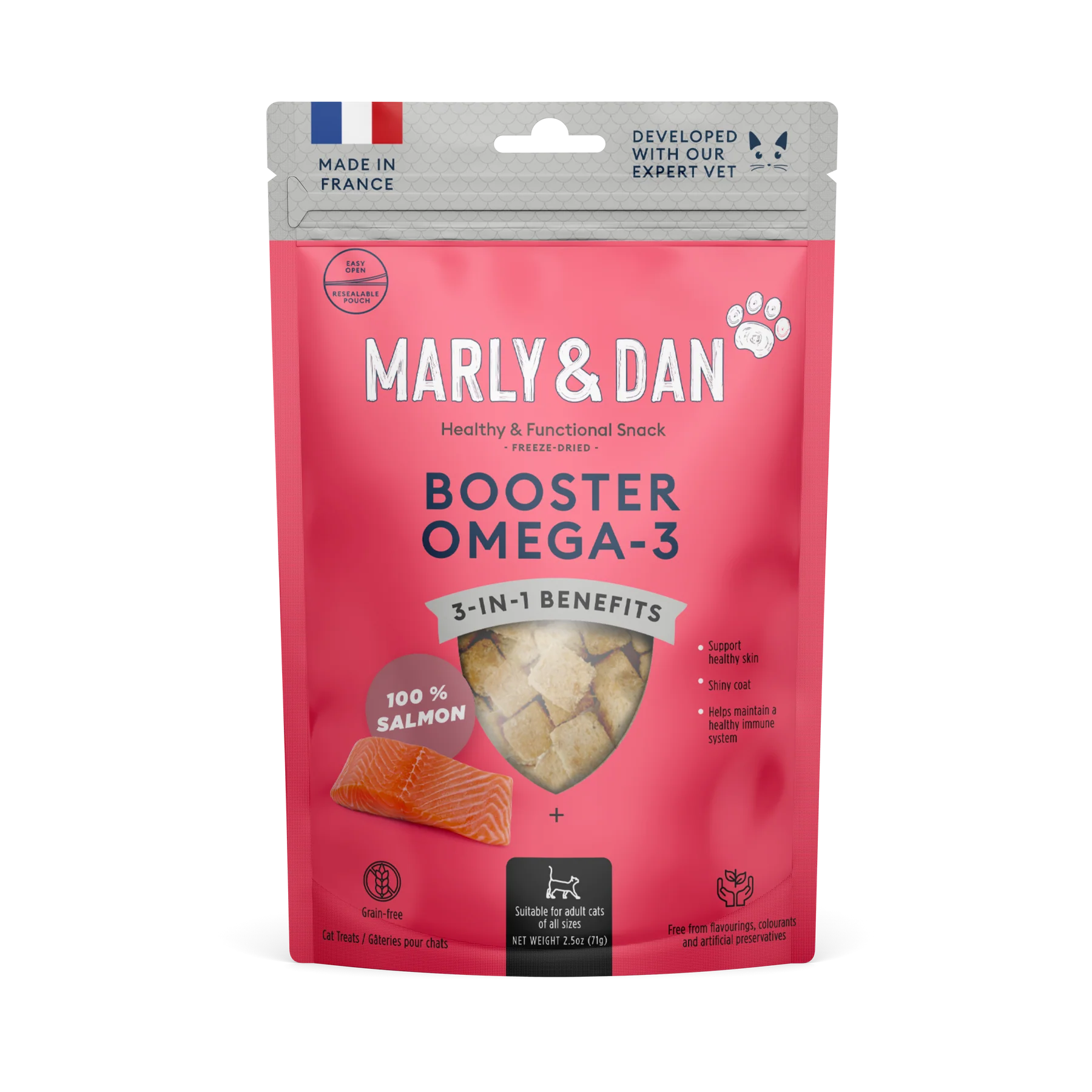 MARLY&DAN Suplimente Freeze Dried OMEGA 3 pentru pisici 40g [1]
