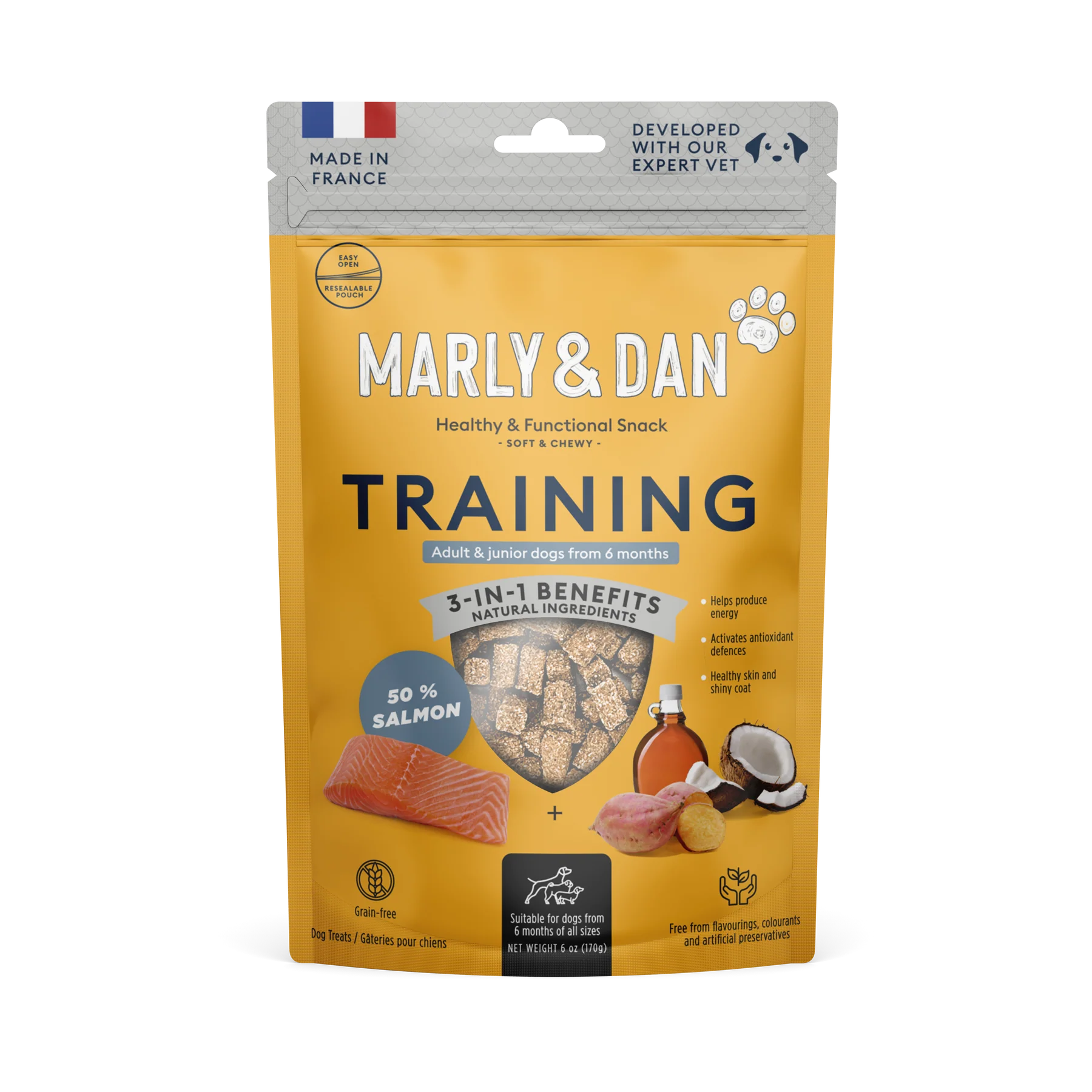 MARLY&DAN Suplimente Soft&Chewy TRAINING pentru caini 100g [1]
