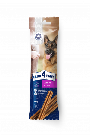 Caini - CLUB4PAWS Premium Recompense pentru caini Dental Stick, 117g
