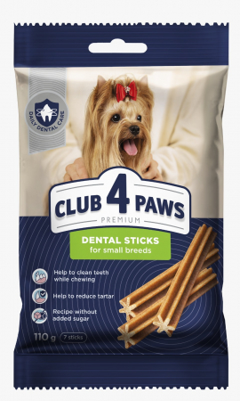 Recompense - CLUB4PAWS Premium Dental stick caini talie mica 110g