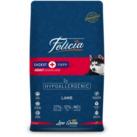 Hrana uscata - FELICIA HRANA USCATA CAINI TALIE MEDIE/MARE DIGEST MIEL 15kg