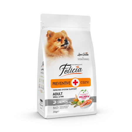 Caini - FELICIA HRANA USCATA CAINI TALIE MICA PREVENTIVE SOMON 3kg