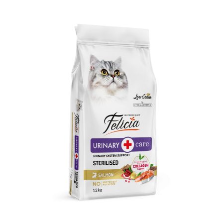 Hrana uscata - FELICIA HRANA USCATA PISICI STERILIZATE URINARY CARE SOMON 12kg