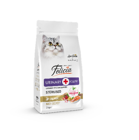 Hrana uscata - FELICIA HRANA USCATA PISICI STERILIZATE URINARY CARE SOMON 2kg