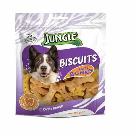 Recompense - JUNGLE Recompense caini Biscuits Bones Mix 150g