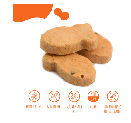 MAVSY Recompense caini FREEZE DRIED Carpaccio cu Somon si spanac 50g [1]