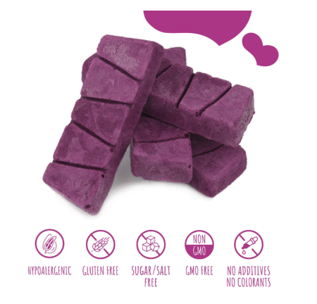 MAVSY Recompense caini FREEZE DRIED Ciocolata fondanta cu cartof dulce mov 50g [1]