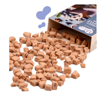 MAVSY Recompense caini FREEZE DRIED Sufleu de Curcan cu afine 50g [2]