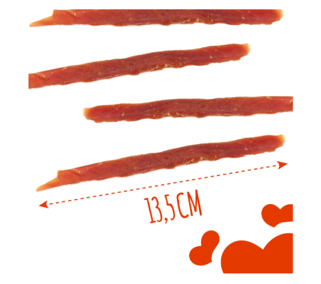 MAVSY Recompense caini Jerky Soft Slice de Rata 100g [2]