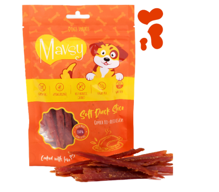 Recompense - MAVSY Recompense caini Jerky Soft Slice de Rata 100g