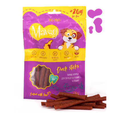 Recompense - MAVSY Recompense caini Jerky Sticks de Rata 120g