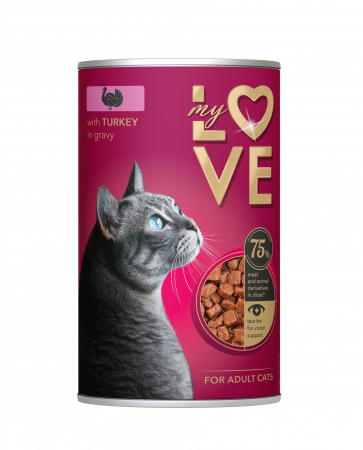 Conserva - MY LOVE Conserve pisici Curcan in sos 415g
