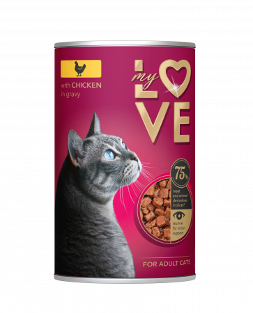 Conserva - MY LOVE Conserve pisici Gaina in sos 415g