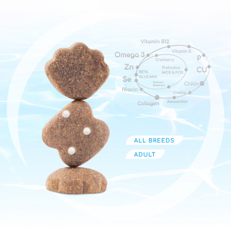 OPTIMEAL Beauty Podium, Hrana uscata fara cereale pentru caini, Fructe de mare, 1.5kg [1]