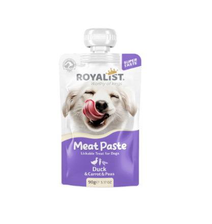 Recompense - ROYALIST Recompense caini, Meat Paste Rata, morcov si mazare. Set 4x90g