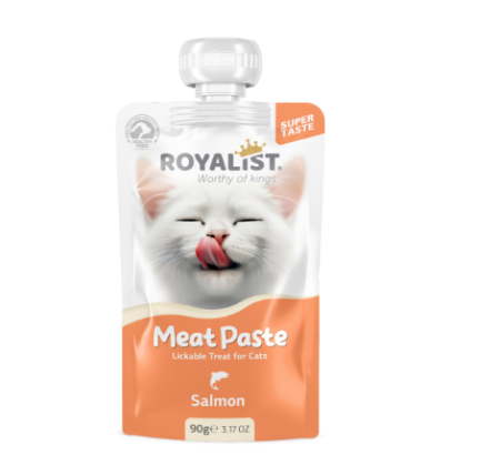 Recompense - ROYALIST Recompense pisici, Meat Paste Somon. Set 4x90g