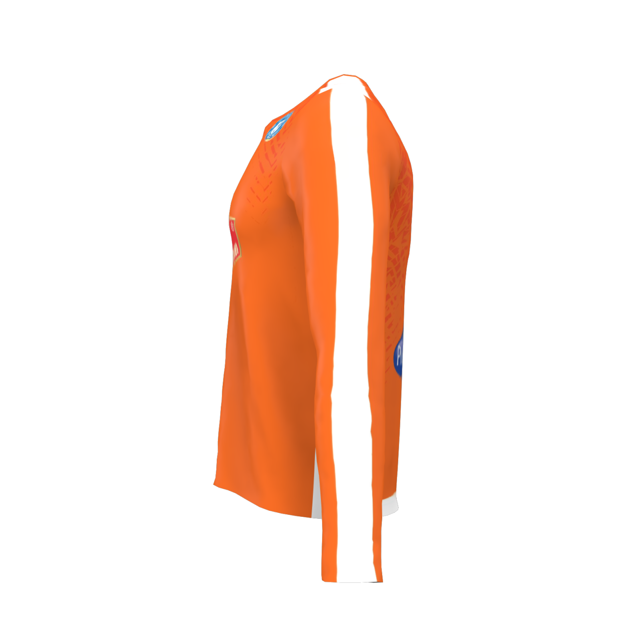 Bluza Portar Kids Tampa portocaliu/alb [2]