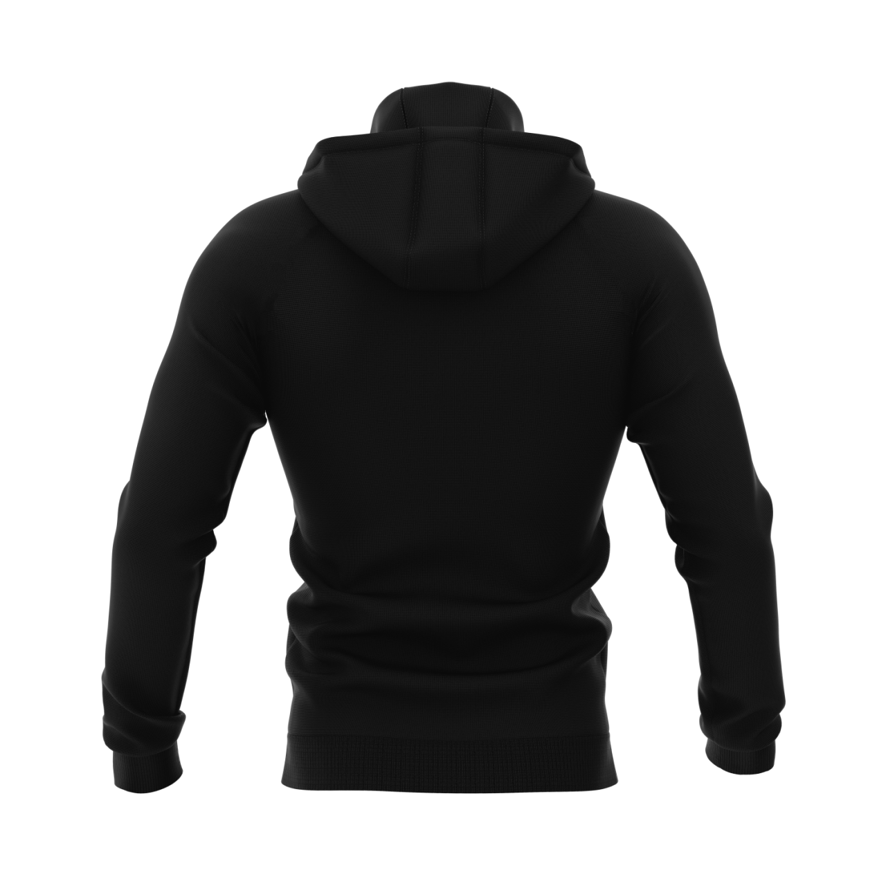 Hanorac bumbac Peak Basic ASP Mures cu gluga cu snur negru [2]